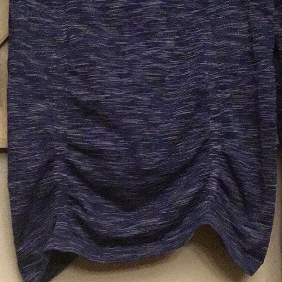 Athleta galaxy blue long sleeve rutched top - Picture 5 of 8
